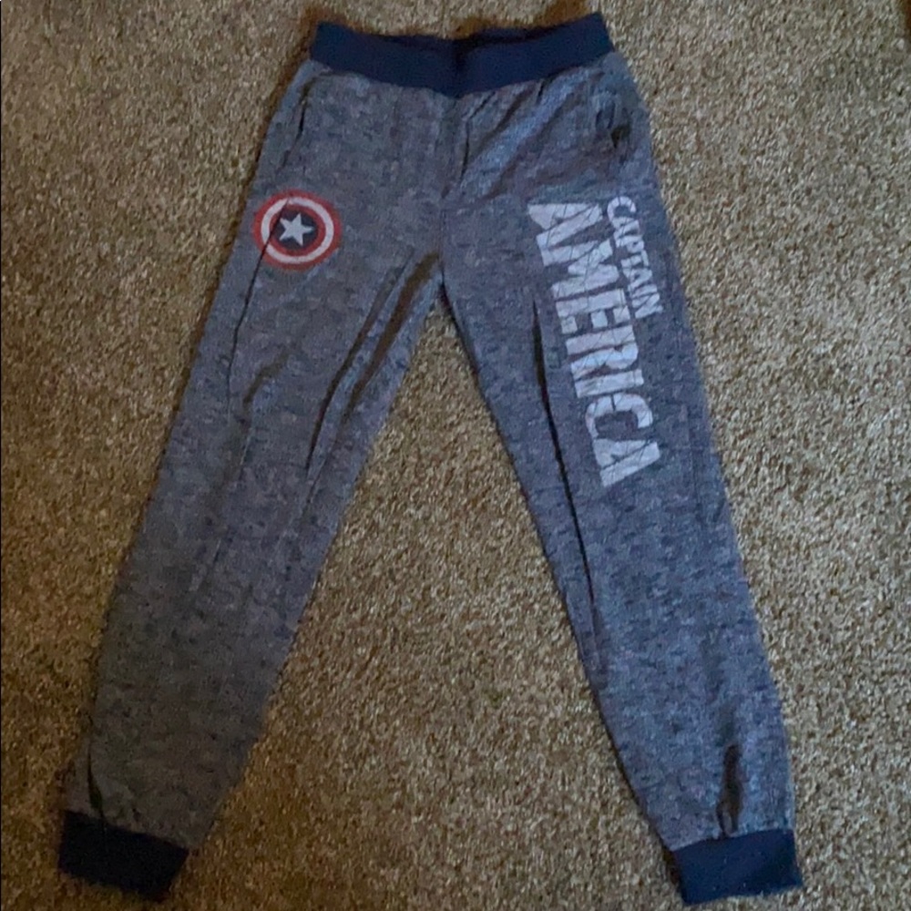 youth boys Captain America joggers